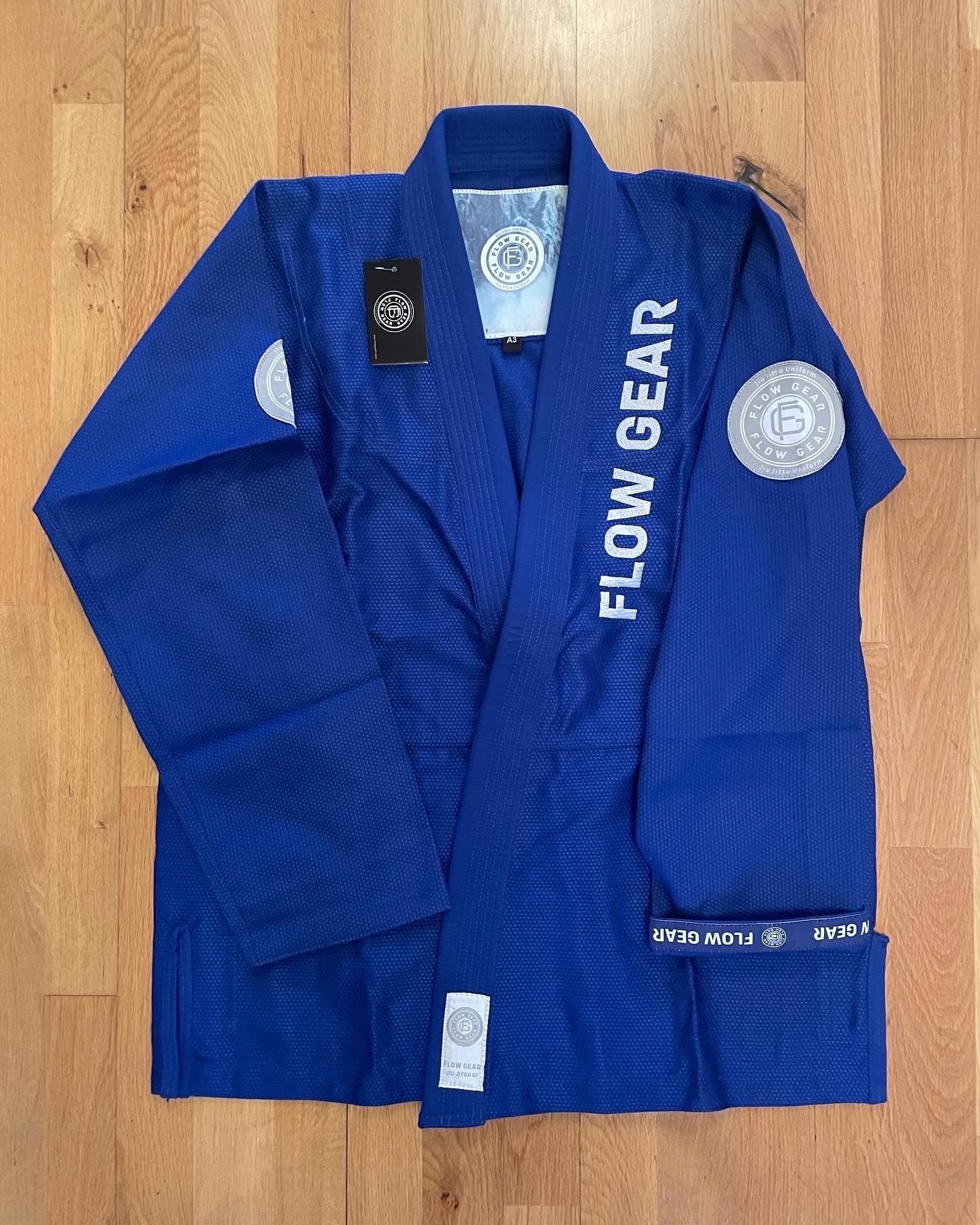Flow Gear Ice Breaker Blue BJJ GI and Kit Bag