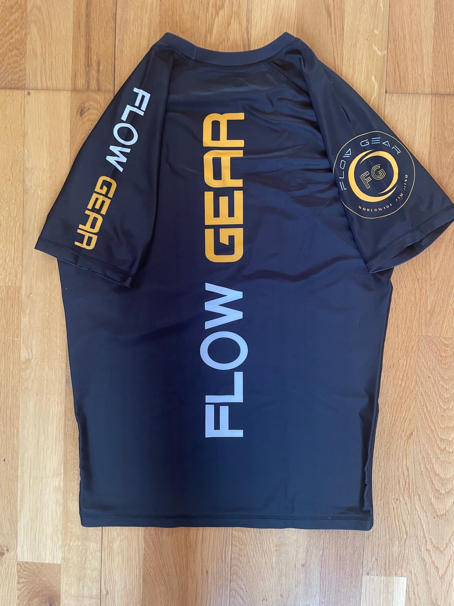 Flow Gear Yellow No-Gi Rash Guard