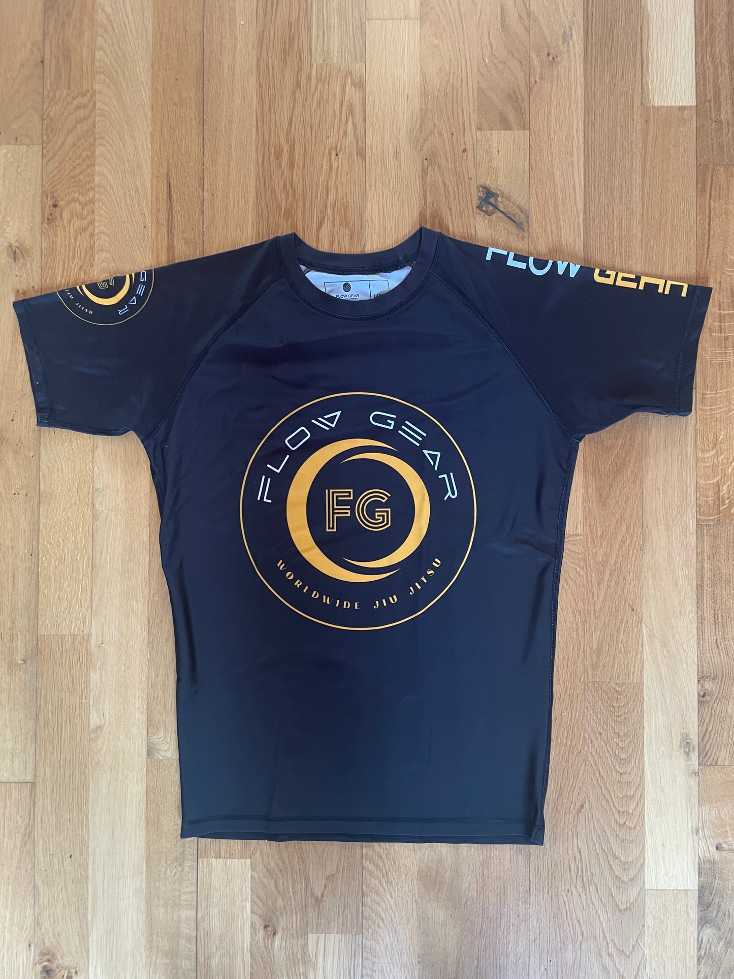 Flow Gear Yellow No-Gi Rash Guard