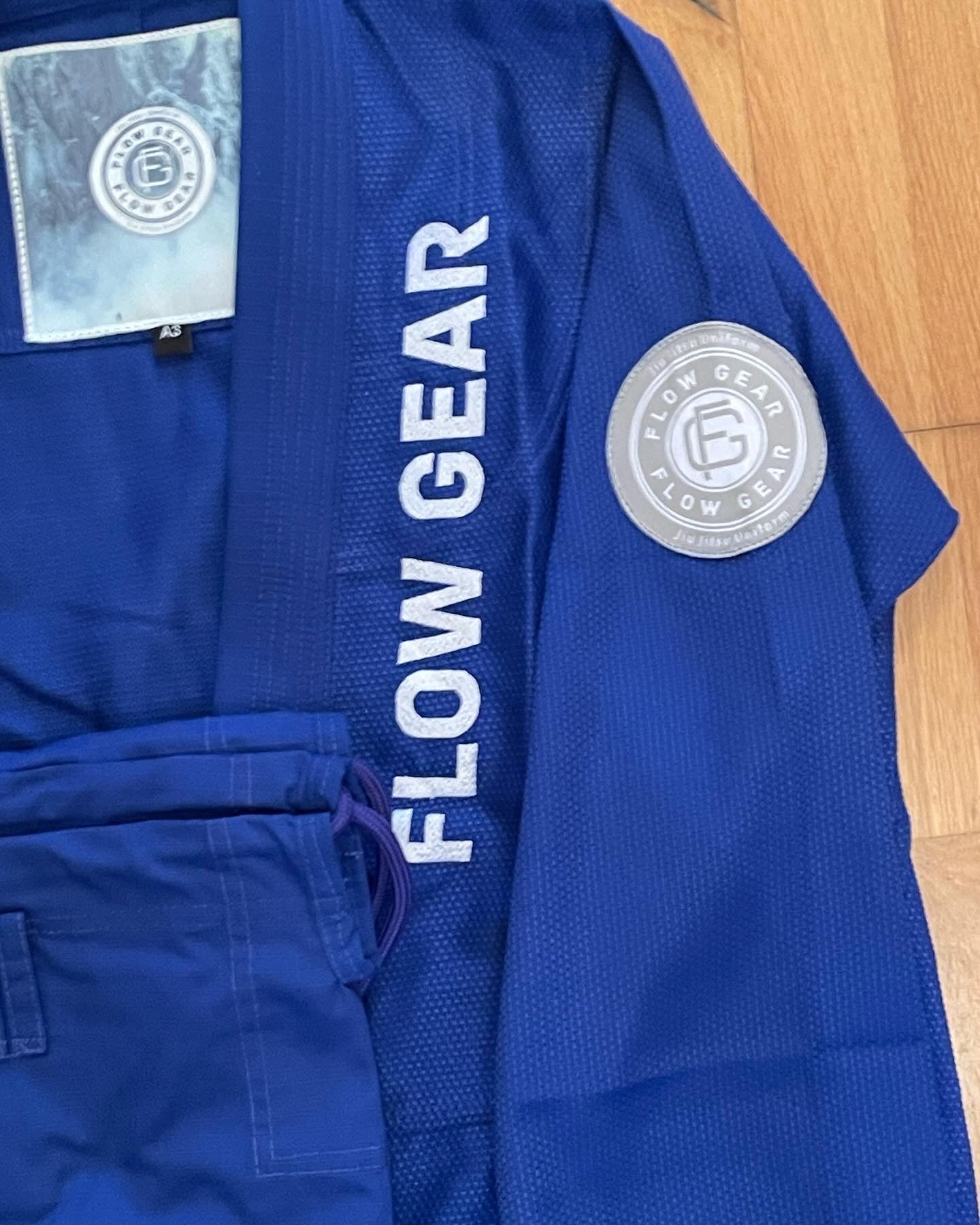 Flow Gear Ice Breaker Blue BJJ GI and Kit Bag