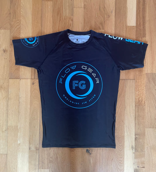 Flow Gear Blue No-Gi BJJ Rash Guard