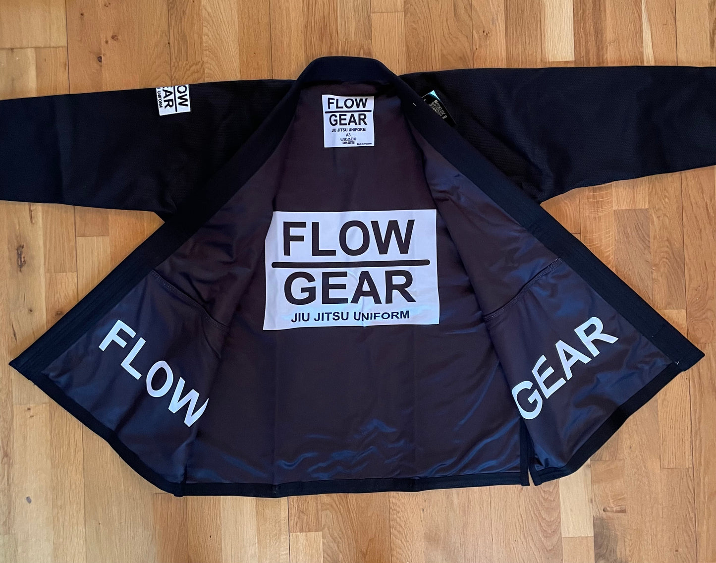 Flow Gear BJJ Uniform Black