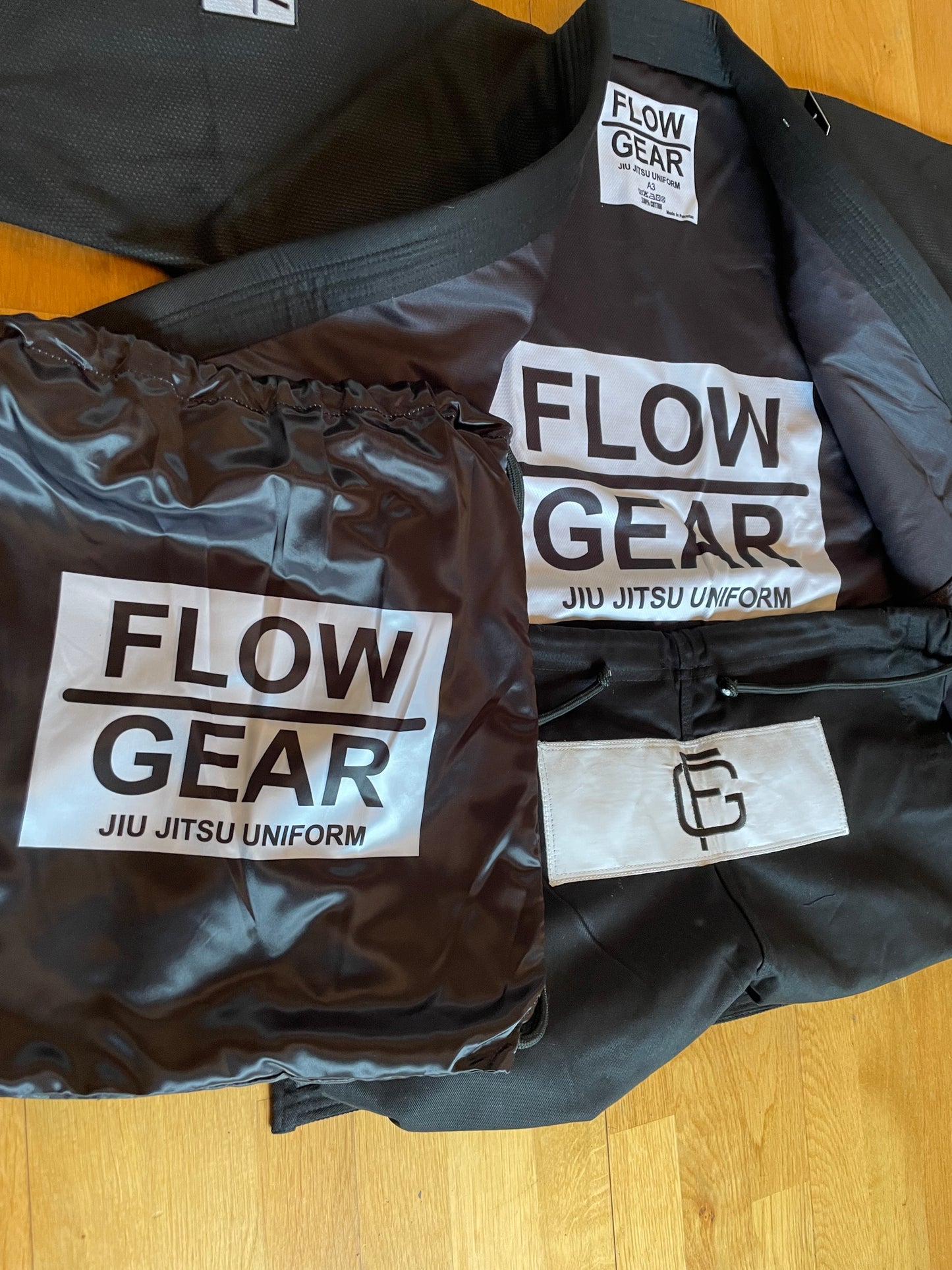 Flow Gear BJJ Uniform Black