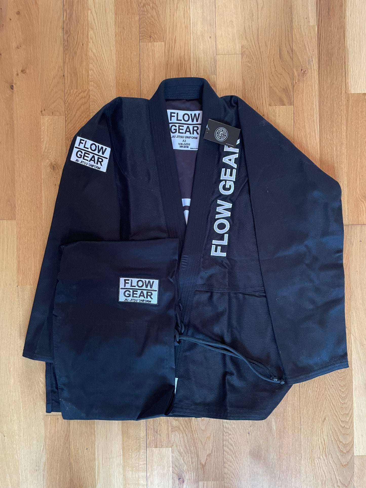 Flow Gear BJJ Uniform Black